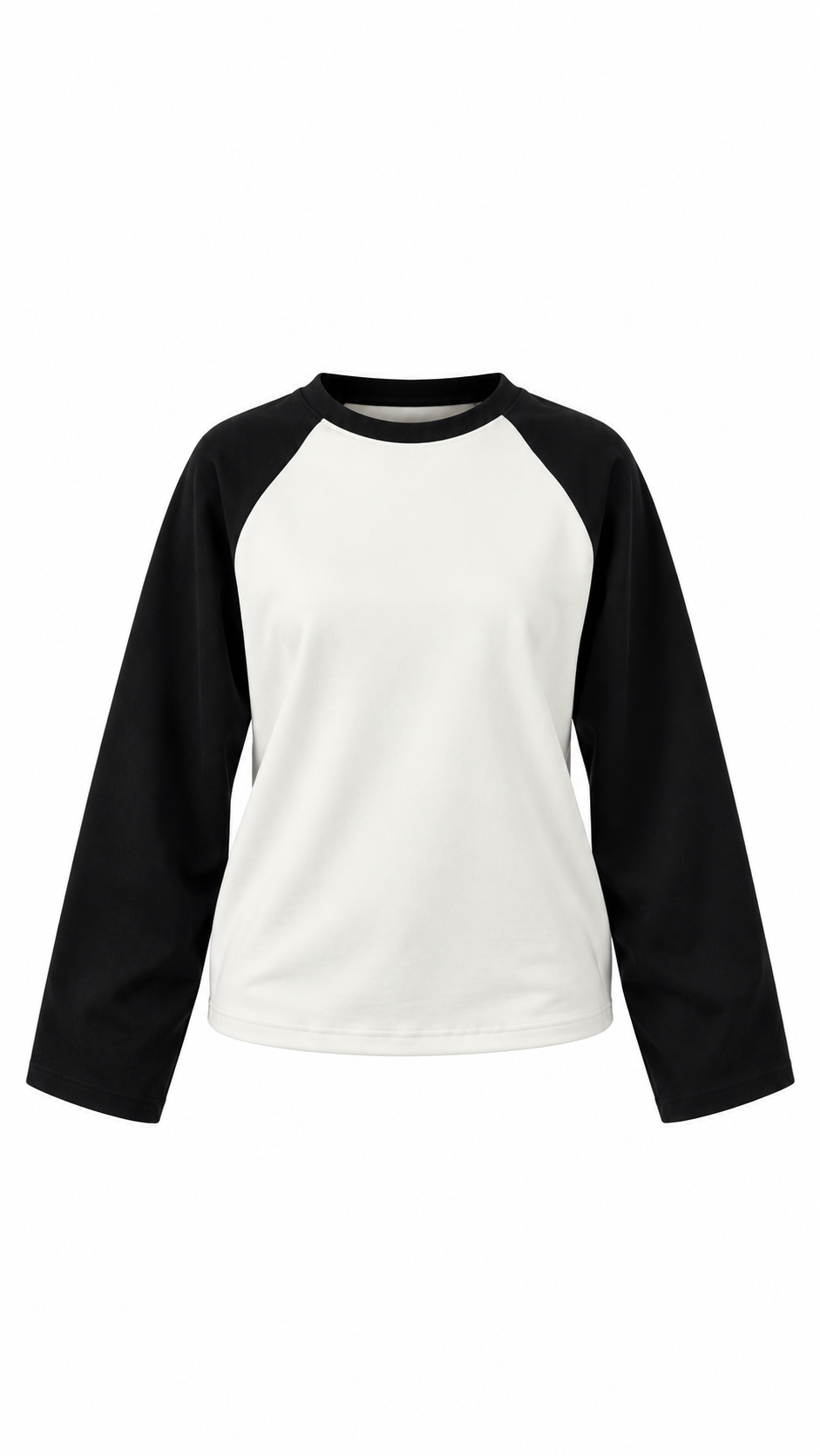 Siyah Kollu Raglan Tişört