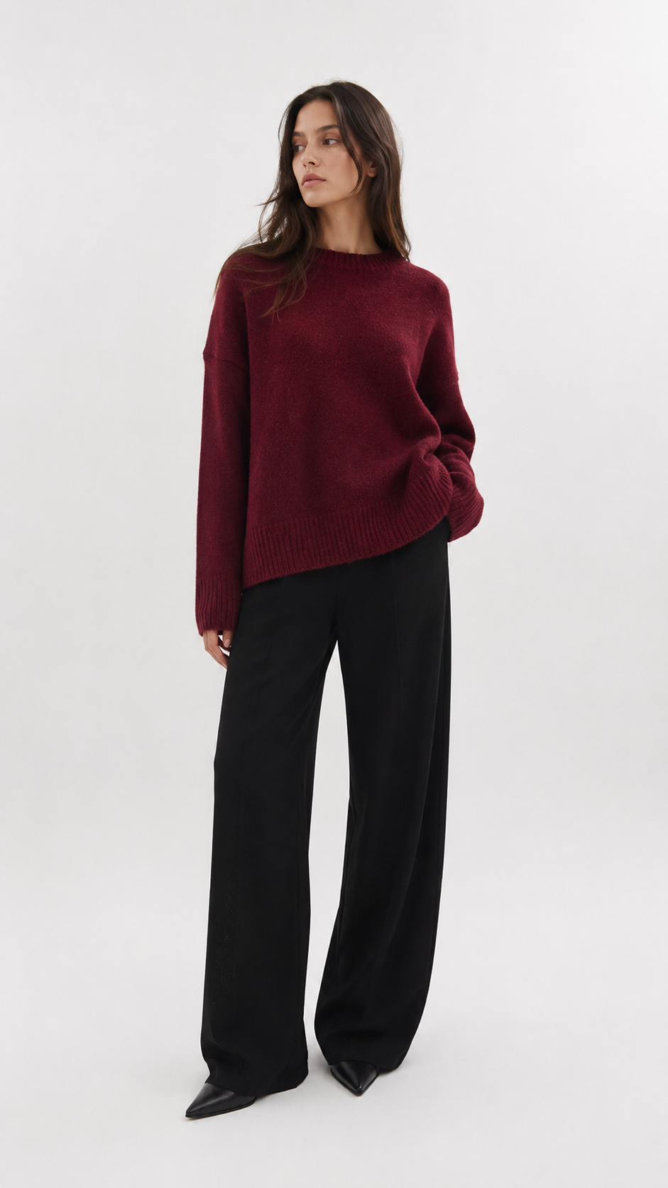 Oversize Bordo Kazak