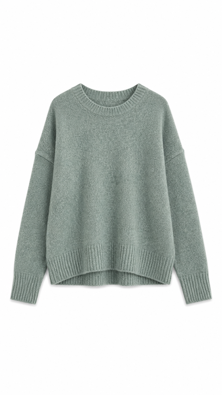 Oversize Adaçayı Yeşili Kazak