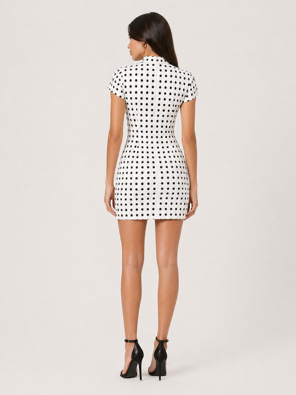 Puantiyeli Mini Fit & Düz Elbise