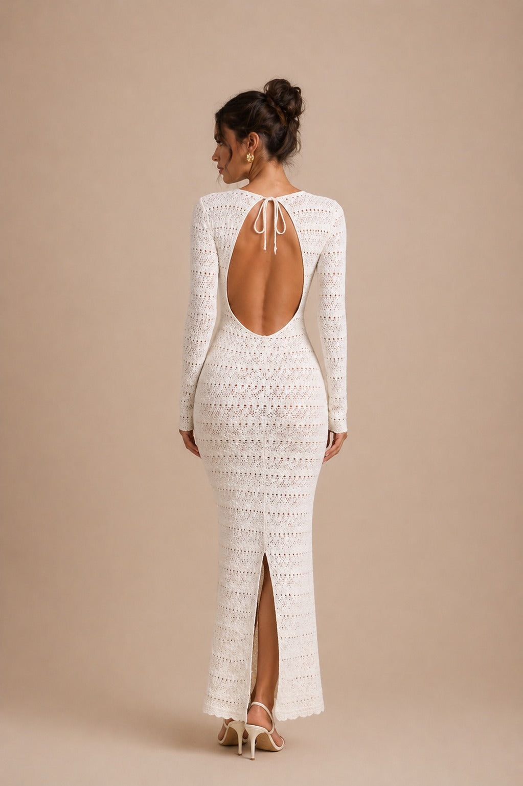 Damla Yakalı Bodycon Elbise