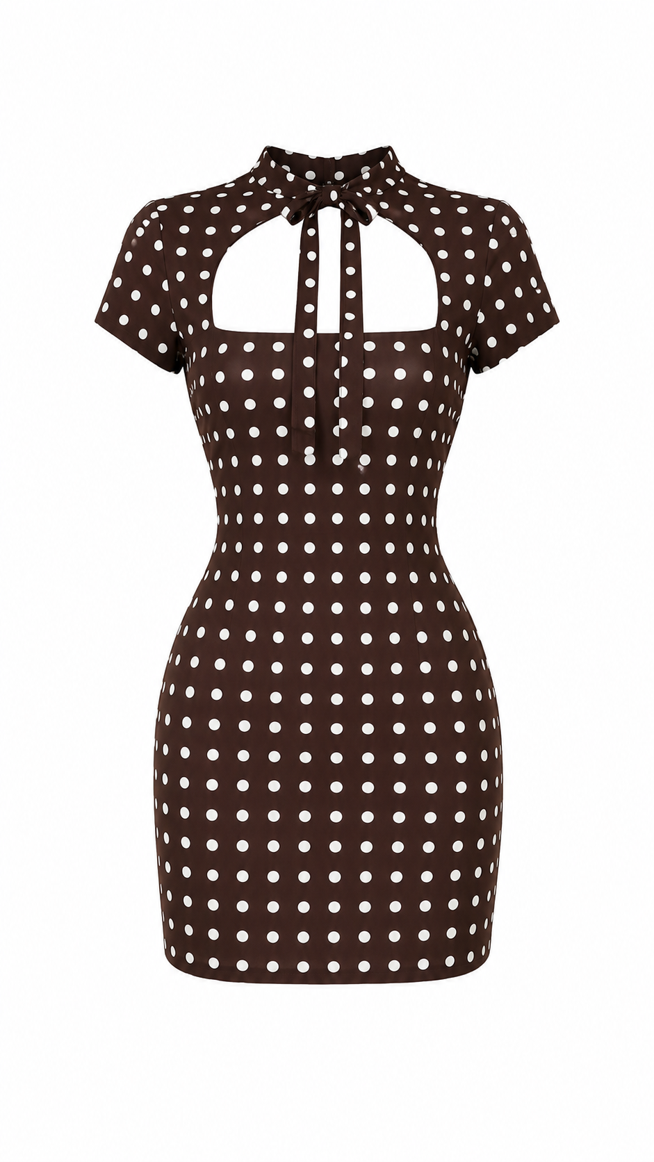 Puantiyeli Mini Fit & Düz Elbise