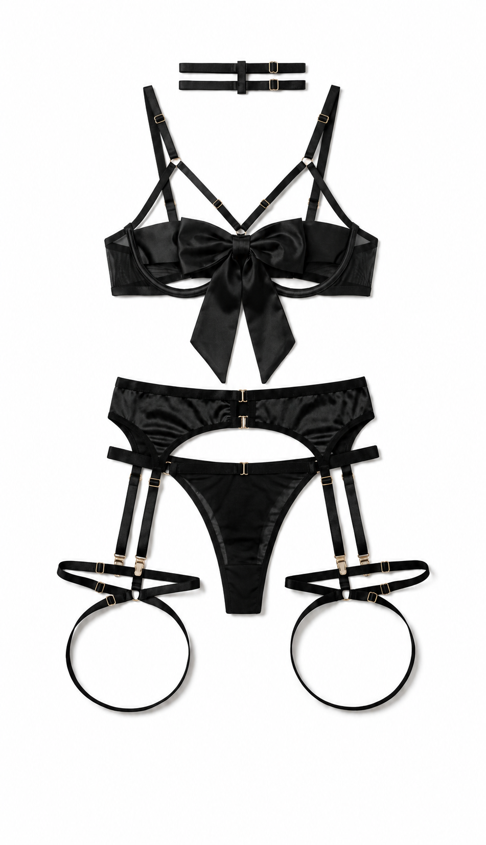Noir Ribbon Set