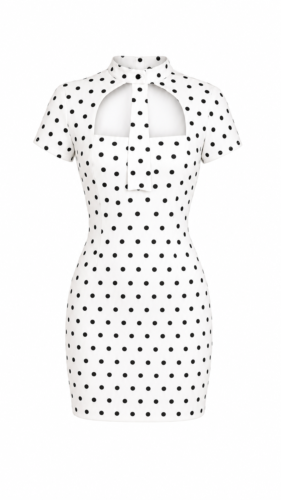 Puantiyeli Mini Fit & Düz Elbise