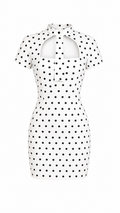 Puantiyeli Mini Fit & Düz Elbise