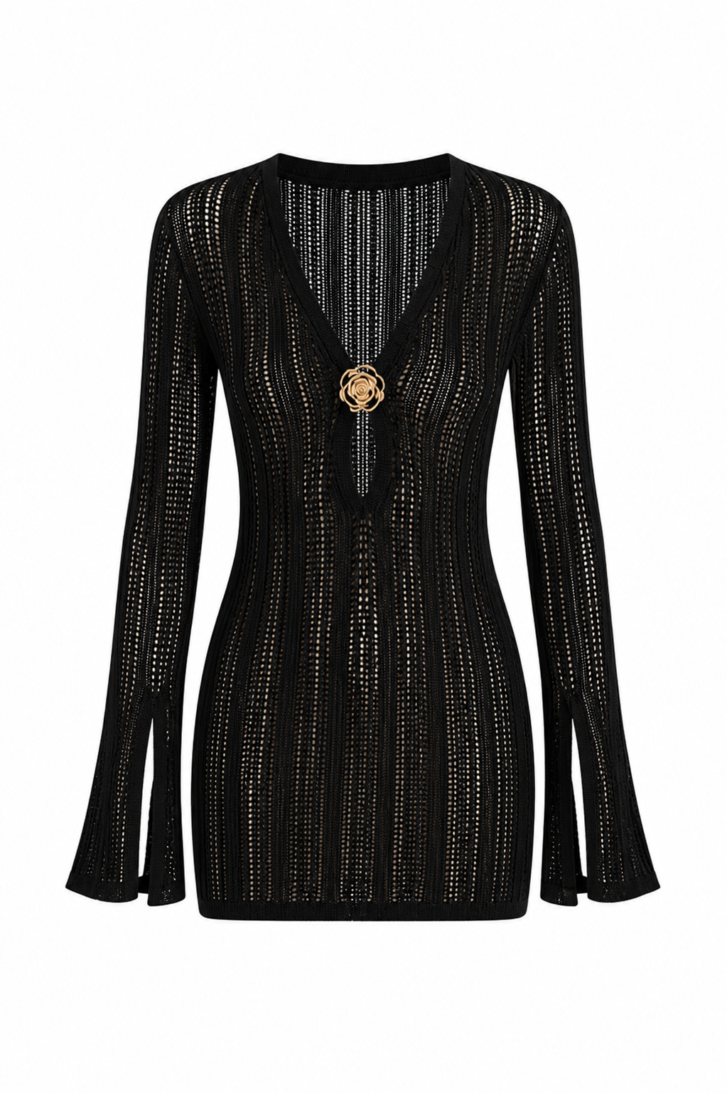 Siyah Bodycon Mini Elbise