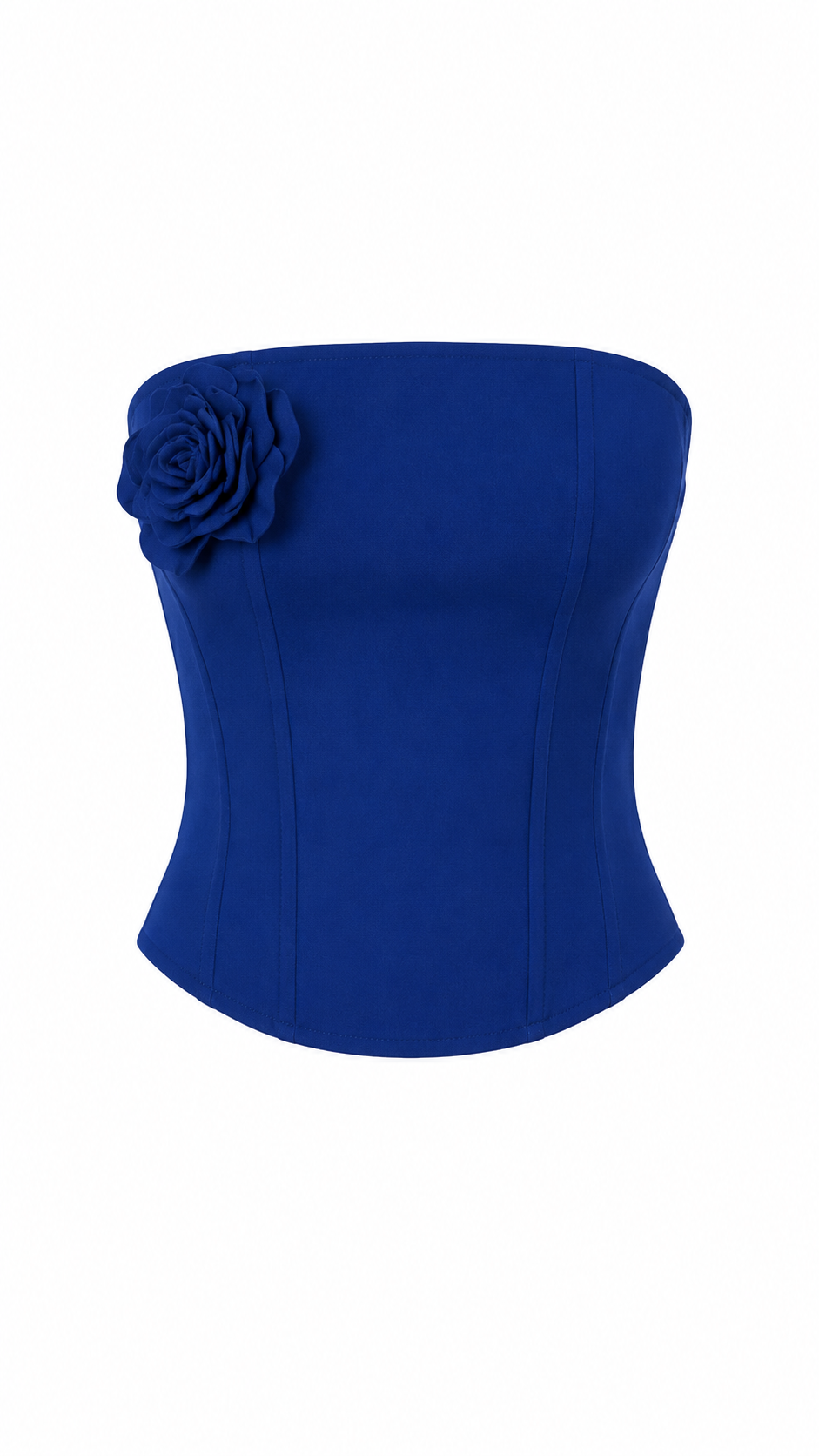Gül Detaylı Crop Top