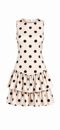 Puantiye Babydoll Mini Elbise