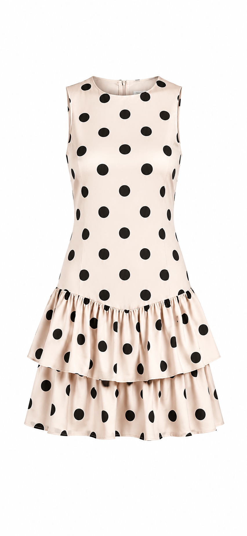 Puantiye Babydoll Mini Elbise