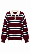 Bordo Polo Yaka Kazak
