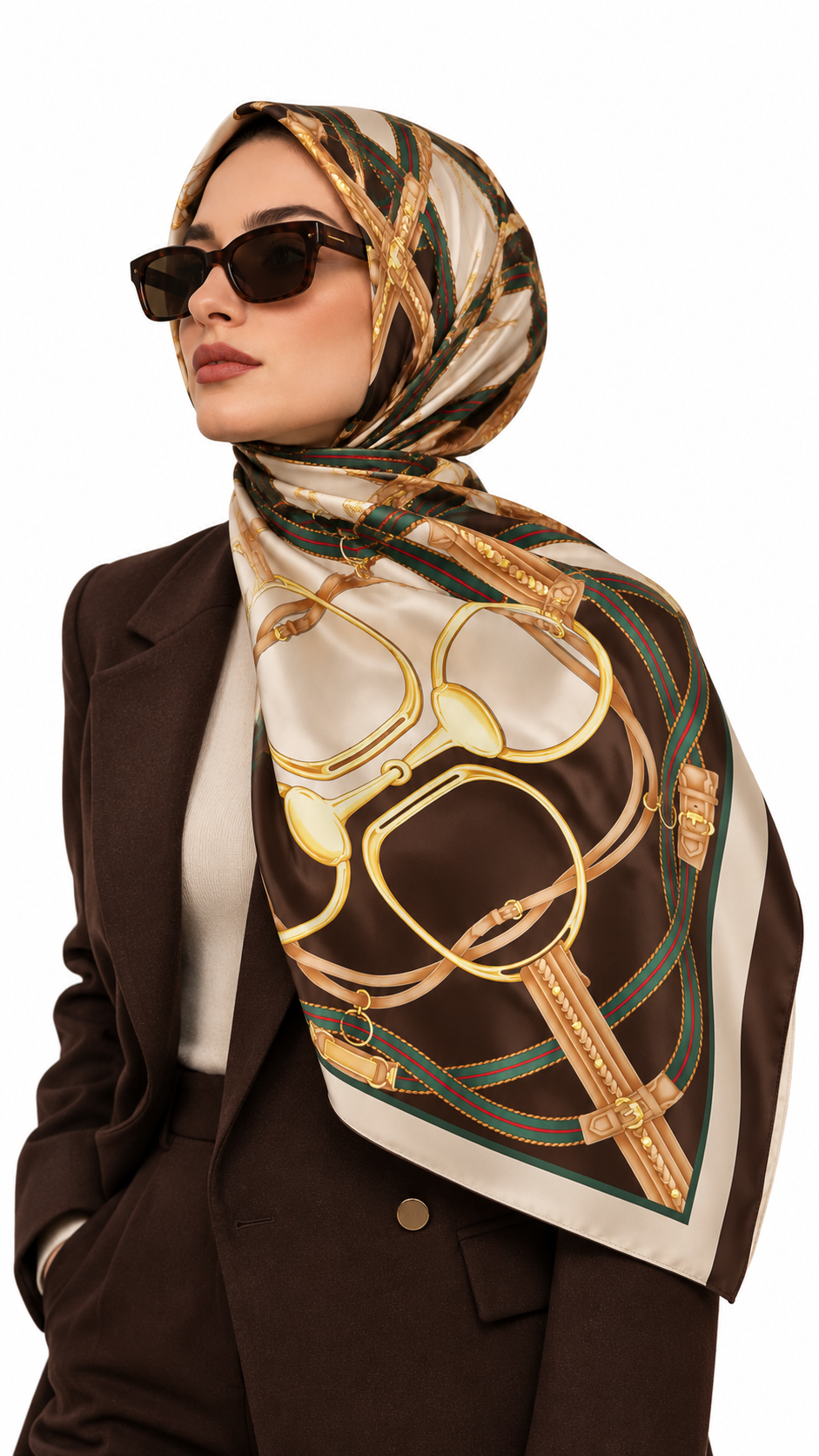 Equestrian İpek Eşarp